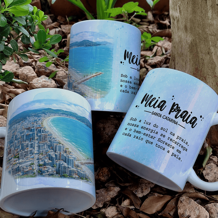 5 Artes para Caneca Praia Santa Catarina Arquivo em Png 3