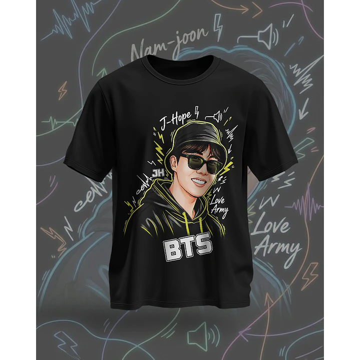 7 Artes para Camisa BTS Arquivo em Png  2