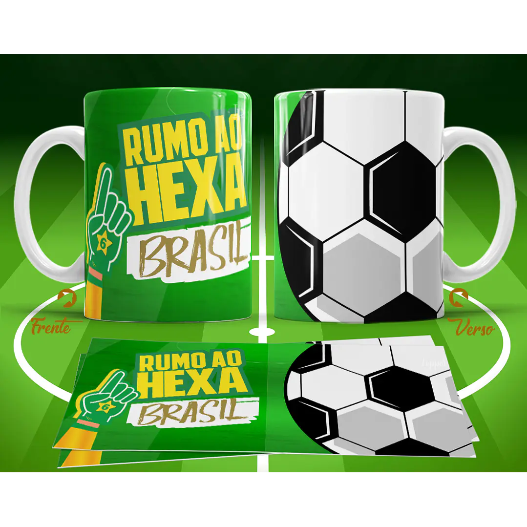 11 Artes para Caneca Copa do Mundo 2026 Brasil Futebol Arquivo Editável  1