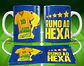 11 Artes para Caneca Copa do Mundo 2026 Brasil Futebol Arquivo Editável  - Thumbnail 7