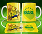 11 Artes para Caneca Copa do Mundo 2026 Brasil Futebol Arquivo Editável  - Thumbnail 8