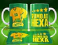 11 Artes para Caneca Copa do Mundo 2026 Brasil Futebol Arquivo Editável  - Thumbnail 10