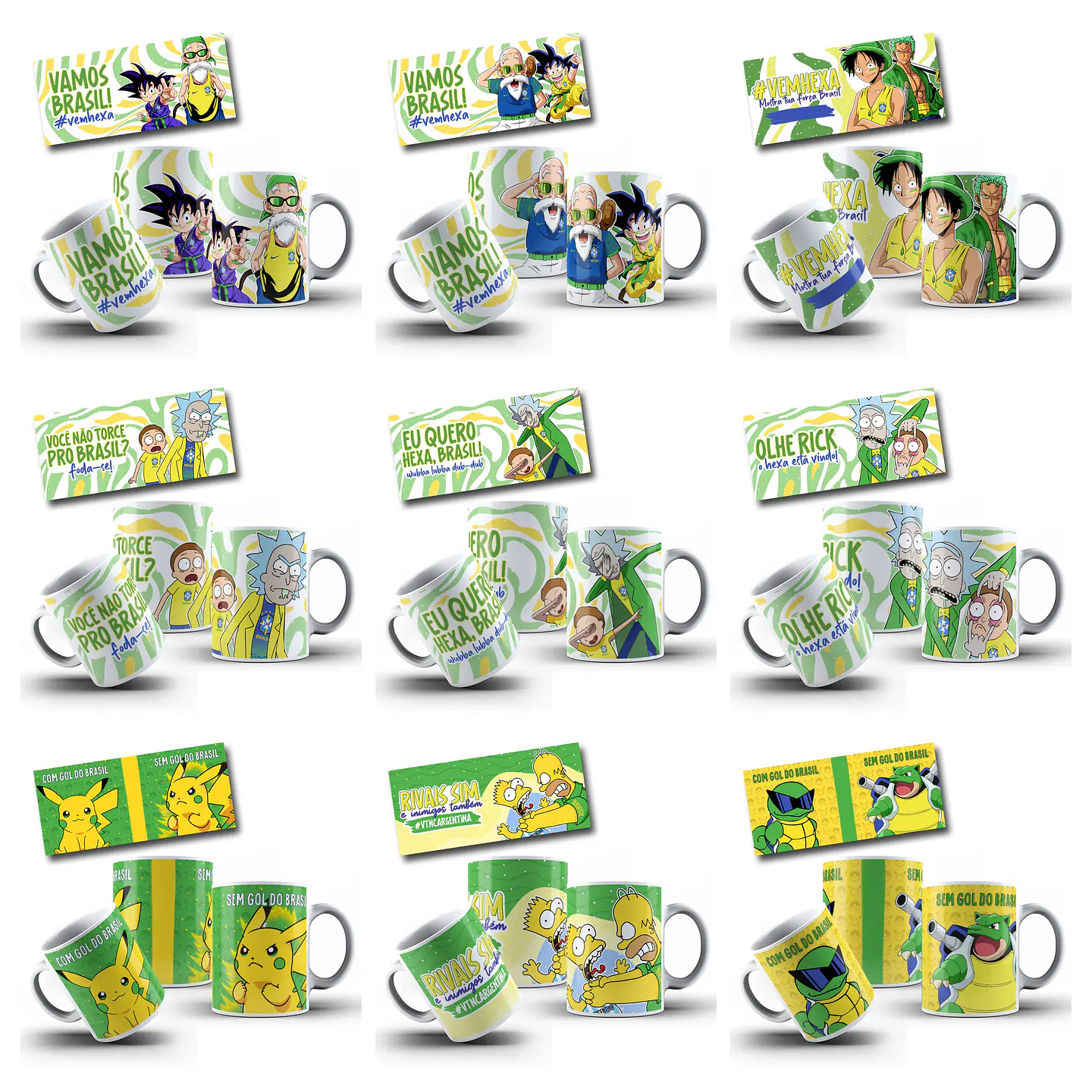 29 Artes para Caneca Copa do Mundo 2026 Brasil Futebol Arquivo em Jpg  2