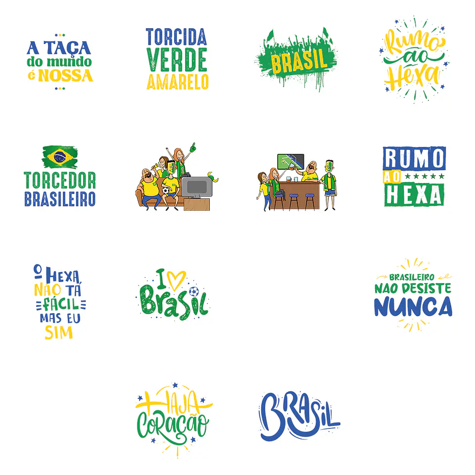 35 Artes para Caneca ou Camisa Copa do Mundo 2026 Brasil Futebol Arquivo em Png 13
