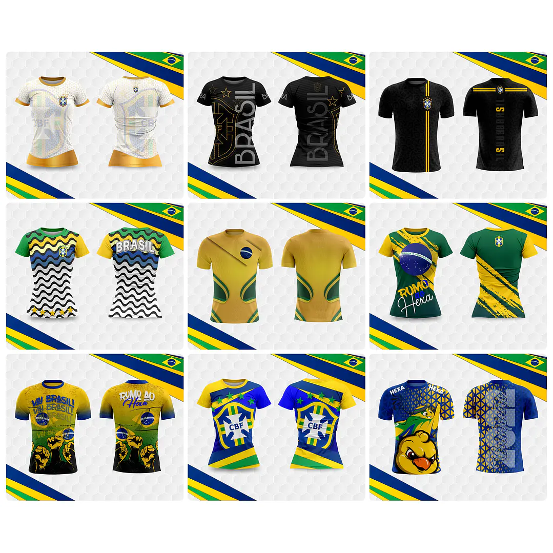 90 Artes para Camisa Body e Caneca Copa do Mundo 2026 Brasil Arquivo Editável/Png 4