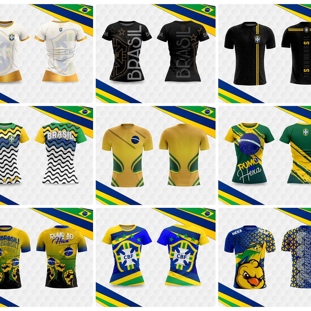 90 Artes para Camisa Body e Caneca Copa do Mundo 2026 Brasil Arquivo Editável/Png 4