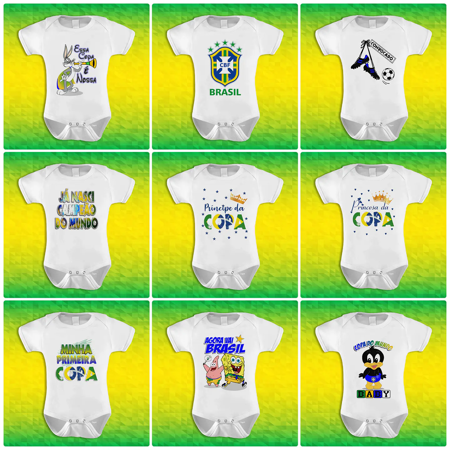 90 Artes para Camisa Body e Caneca Copa do Mundo 2026 Brasil Arquivo Editável/Png 8