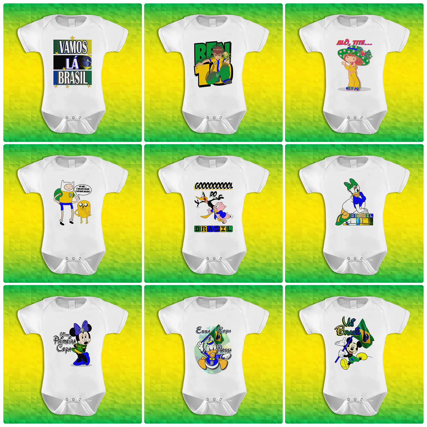 90 Artes para Camisa Body e Caneca Copa do Mundo 2026 Brasil Arquivo Editável/Png 9