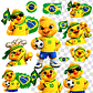 Arquivos para Sublimação Hexa Brasil Copa 2026 Arquivos em PNG - Thumbnail 4