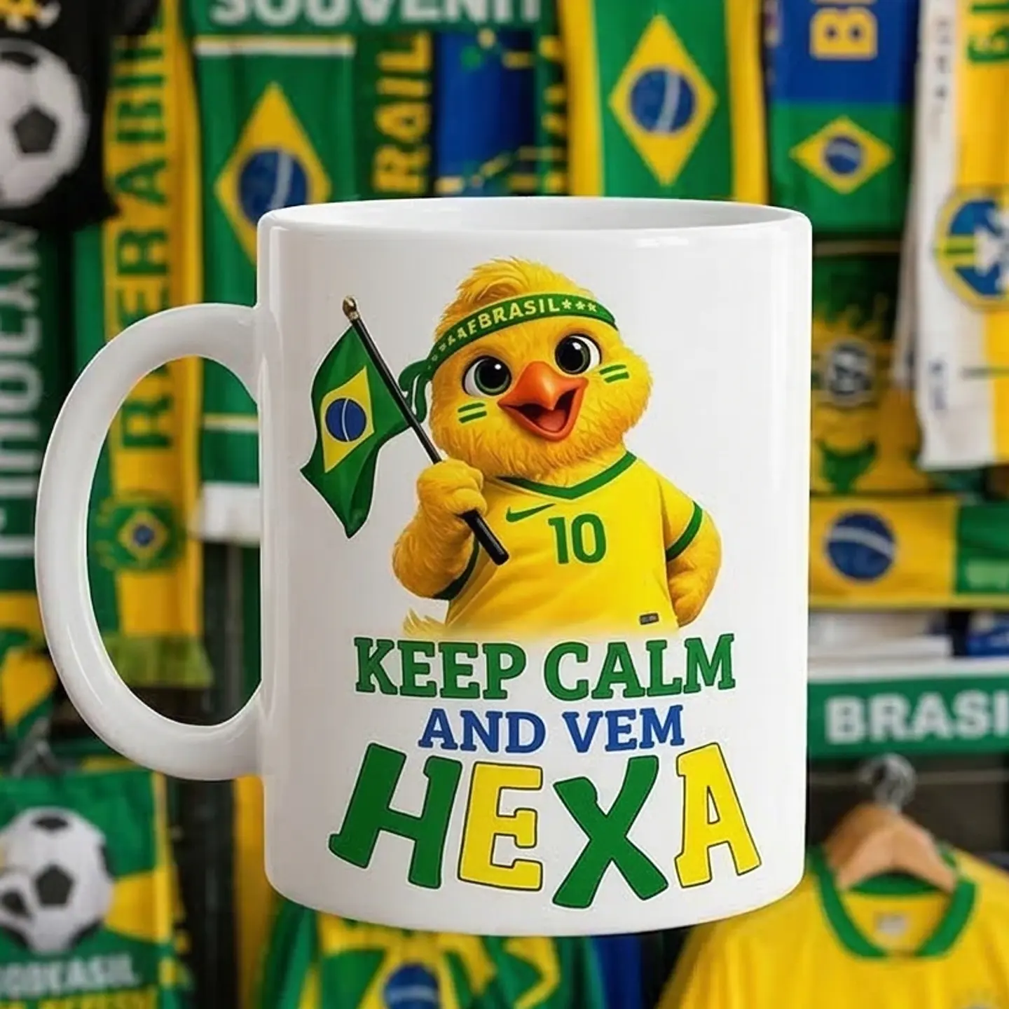 Kit Digital Copa do Mundo 2026 Brasil PNG para Sublimação em Canecas (Tema Hexa) 10