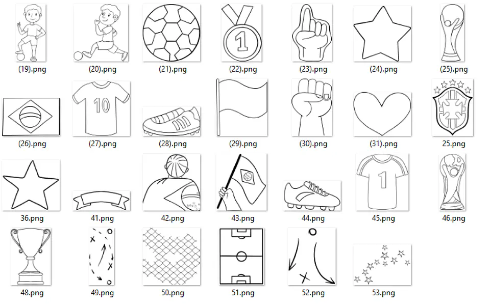 Kit digital Copa do Mundo Brasil 2026 Futebol Arquivo em Png  4
