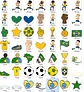 Kit digital Copa do Mundo Brasil 2026 Futebol Arquivo em Png  - Thumbnail 6