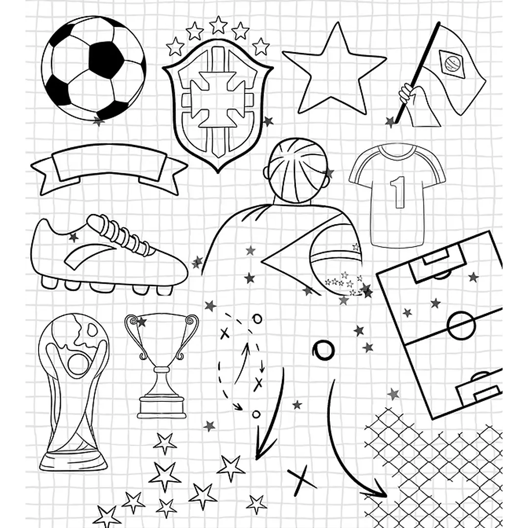 Kit digital Copa do Mundo Brasil 2026 Futebol Arquivo em Png  7