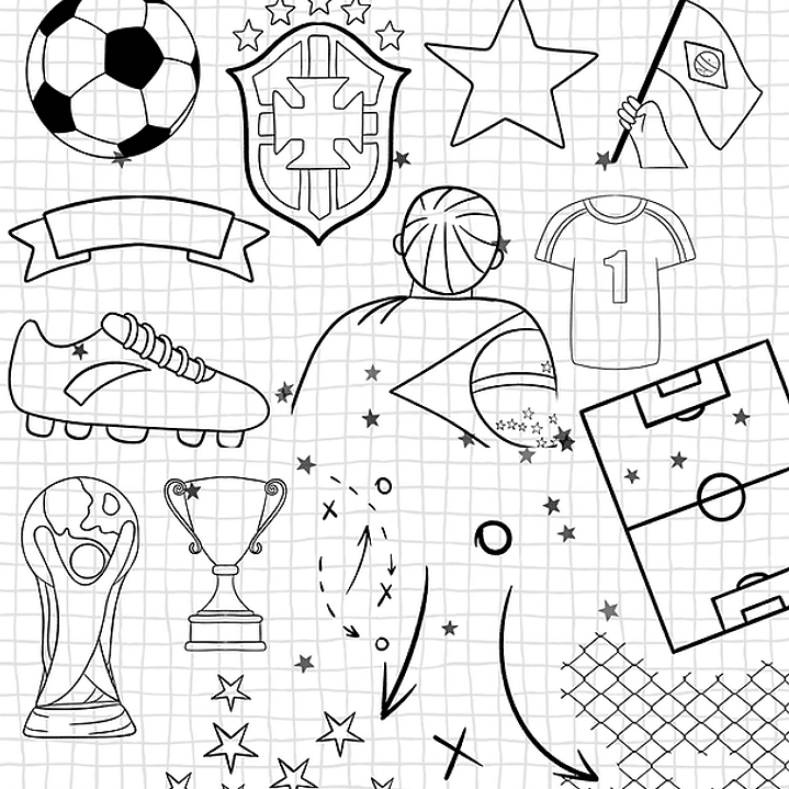 Kit digital Copa do Mundo Brasil 2026 Futebol Arquivo em Png  7