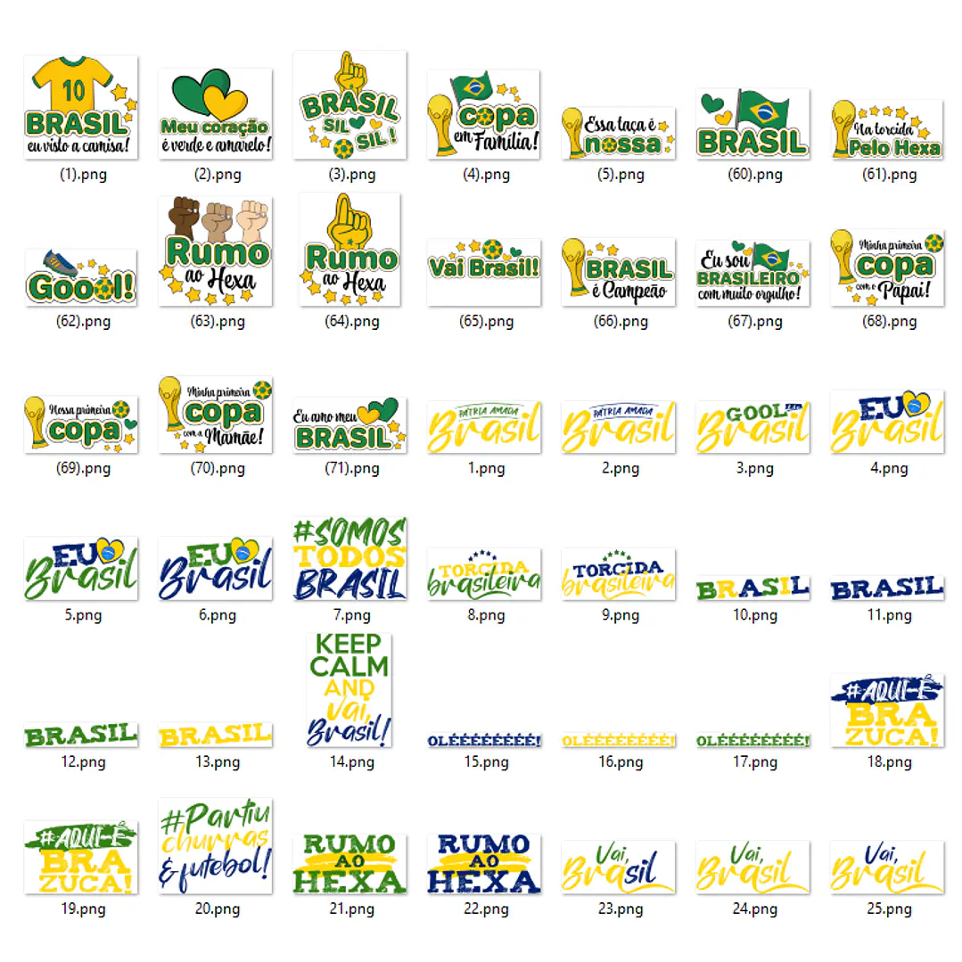 Kit digital Copa do Mundo Brasil 2026 Futebol Arquivo em Png  8