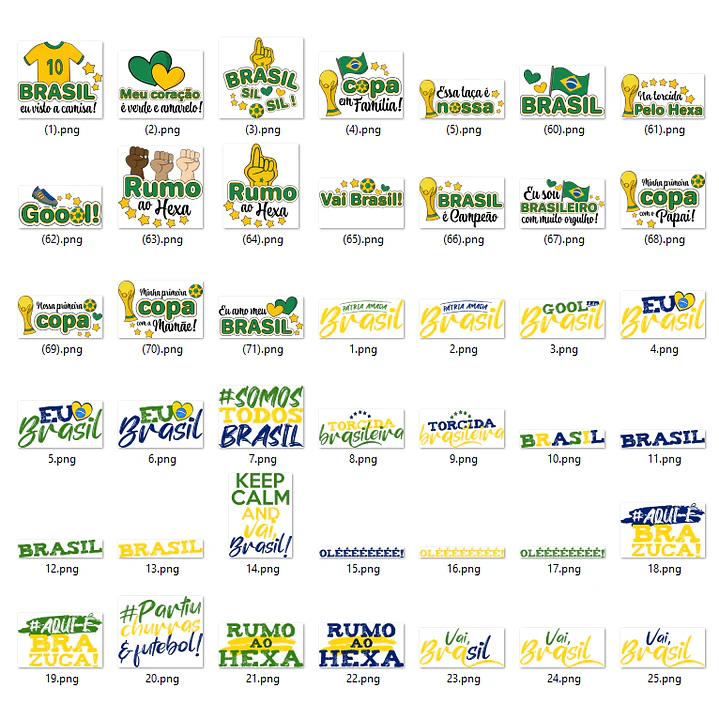 Kit digital Copa do Mundo Brasil 2026 Futebol Arquivo em Png  8