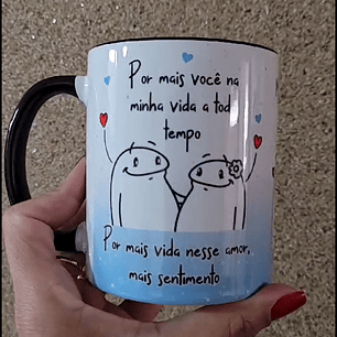 Arte para Caneca Por Mais Você na Minha Vida a Todo Tempo em Png