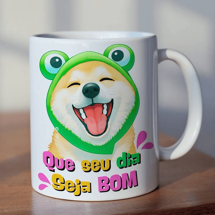 Arte para Caneca Que seu dia seja bom em Png 1