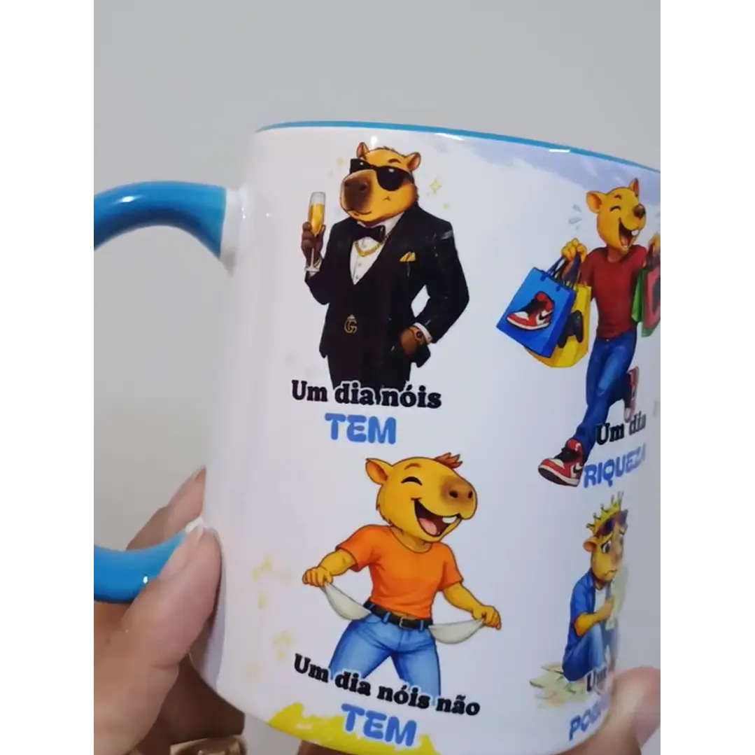 2 Artes para Caneca Um Dia Nós Tem em Png 2