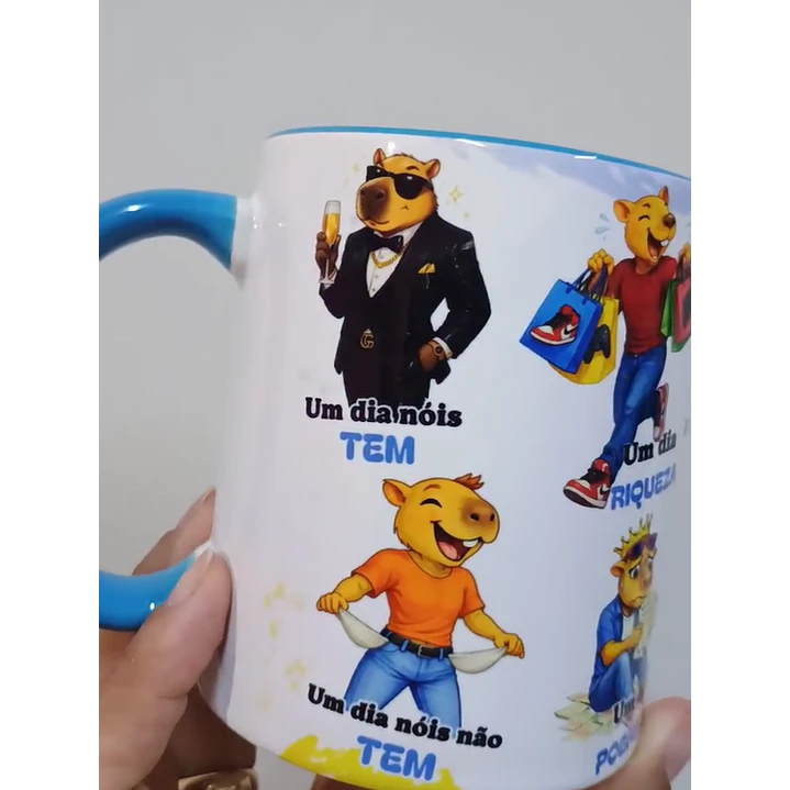 2 Artes para Caneca Um Dia Nós Tem em Png 2