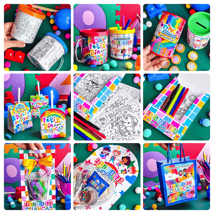 Pack Completo de Sublimação - Todas as Datas Comemorativas Prontas 9