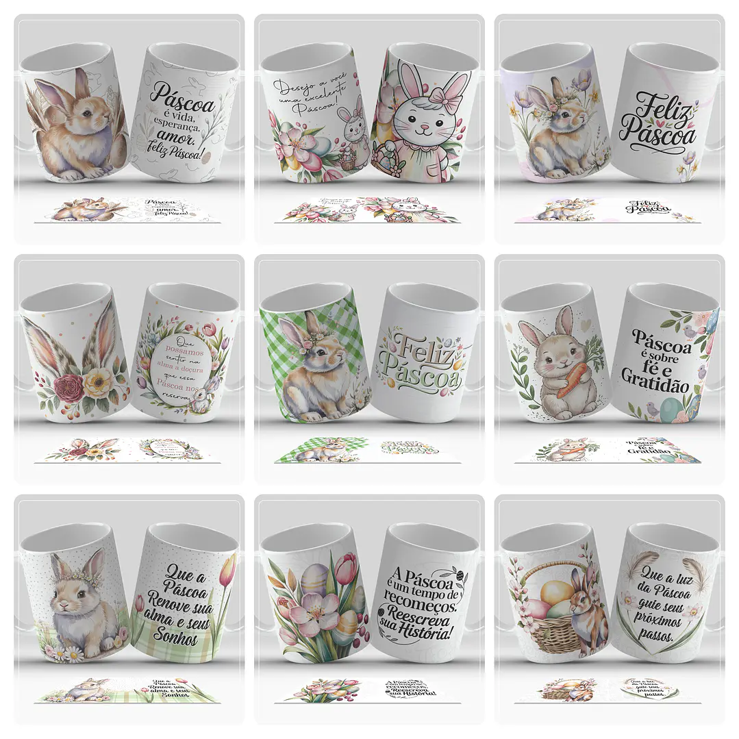 29 Artes para Caneca Páscoa Arquivo em Jpg  4