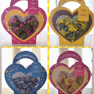 Arquivo para Sacolinha Coração para chocolates Arquivo em Pdf