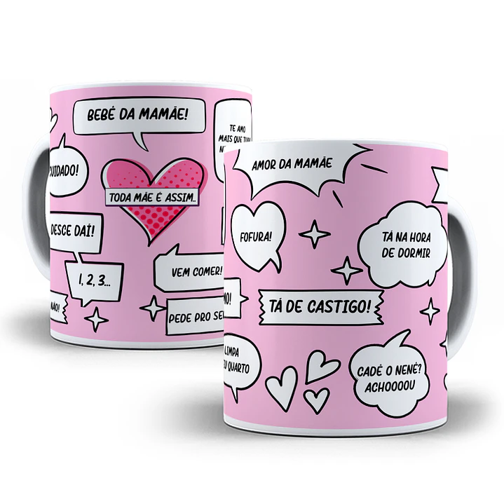 35 Artes Caneca Dia das Mães Cartoon Arquivos Png 5