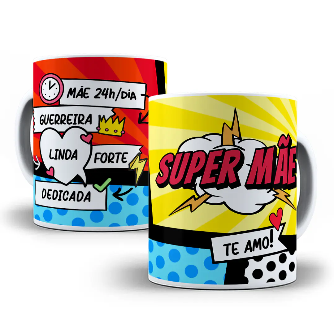 35 Artes Caneca Dia das Mães Cartoon Arquivos Png 6