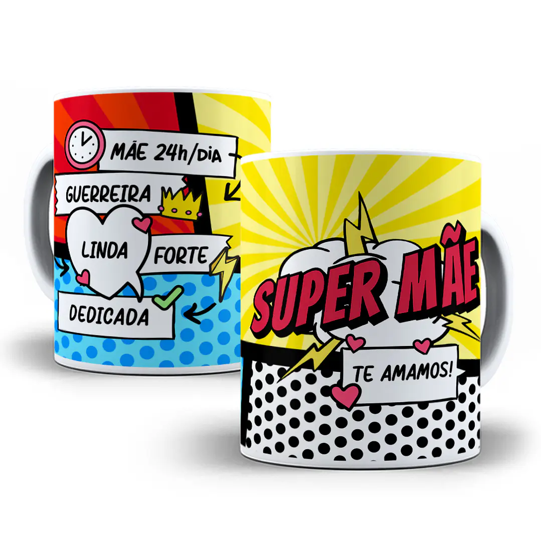 35 Artes Caneca Dia das Mães Cartoon Arquivos Png 8