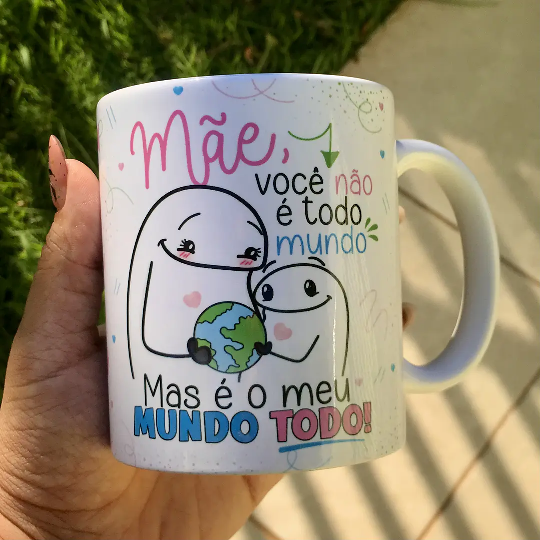 25 Artes para Caneca Flork Dia das Mães Arquivos Png 4