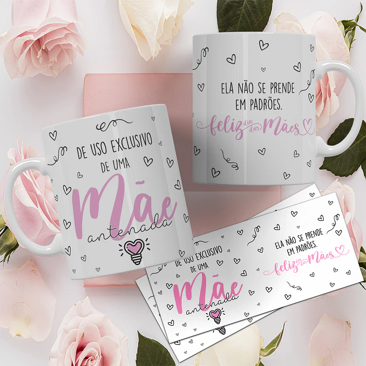 17 Artes Canecas Tipos de Mãe Arquivos em CorelDraw 4