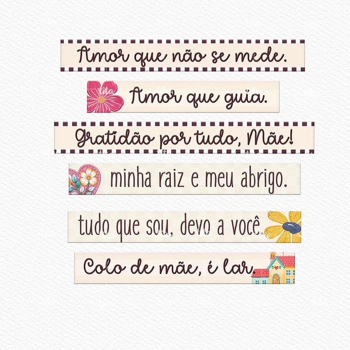 Kit Digital Combão Ilustrações Dia das Mães + Papéis em Png 8