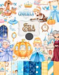 Kit Digital Princesas da Disney Moana, Cinderela e Rapunzel em Png  - Thumbnail 13