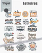 Kit Digital Querido Papai - Combo Ilustrações e Papéis em Png - Thumbnail 3