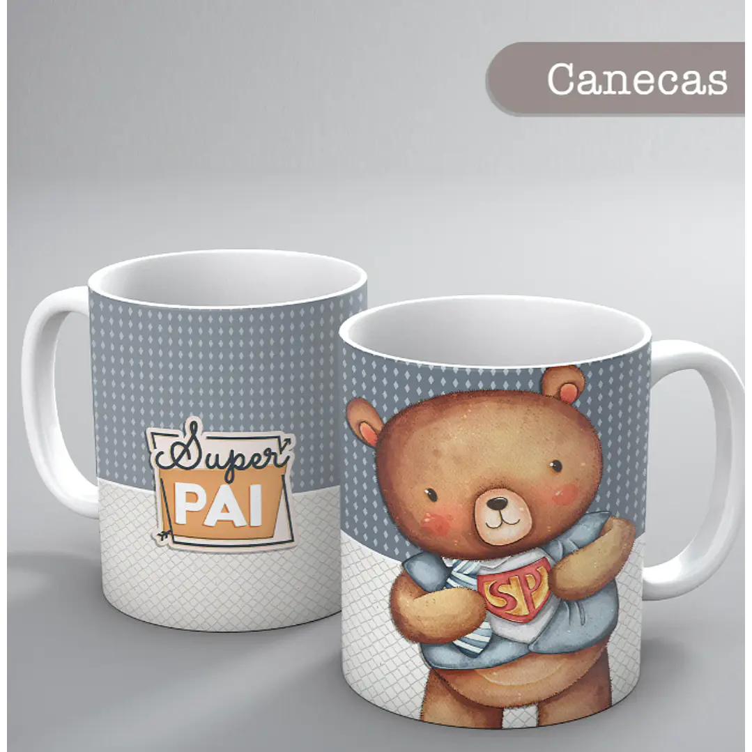 Kit Digital Querido Papai - Combo Ilustrações e Papéis em Png 8