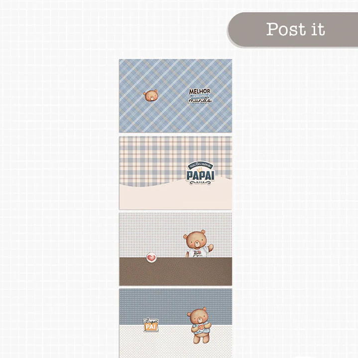 Kit Digital Querido Papai - Combo Ilustrações e Papéis em Png 9