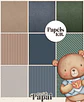 Kit Digital Querido Papai - Combo Ilustrações e Papéis em Png - Thumbnail 11