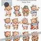 Kit Digital Querido Papai - Combo Ilustrações e Papéis em Png - Thumbnail 5