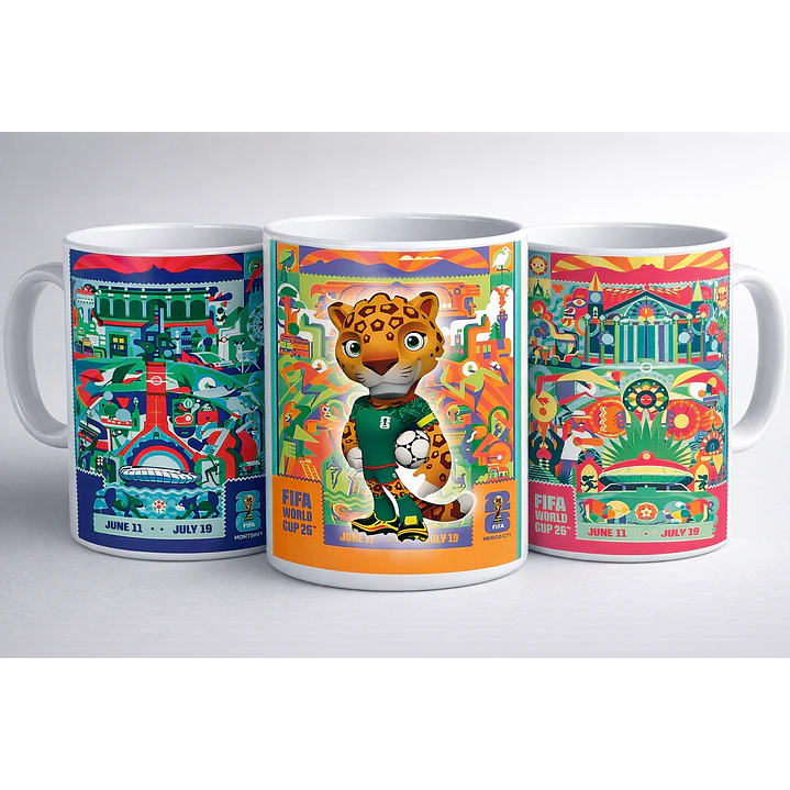 7 Artes para Caneca Copa do Mundo 2026 Arquivo em Jpg  1