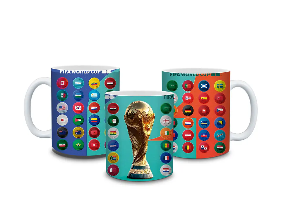 7 Artes para Caneca Copa do Mundo 2026 Arquivo em Jpg  7