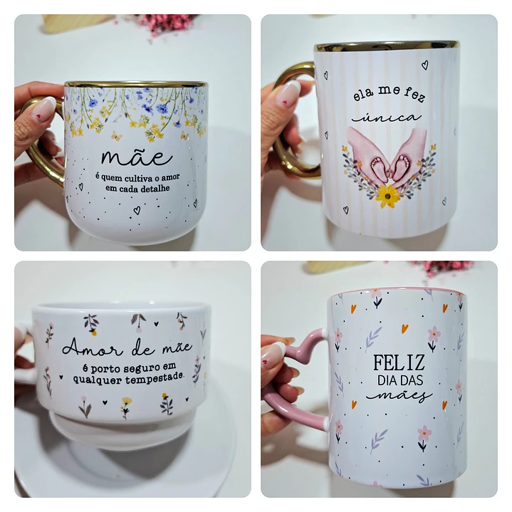 30 Artes para Caneca Xicara e Azulejo Dia das Mães Arquivo Editável  4