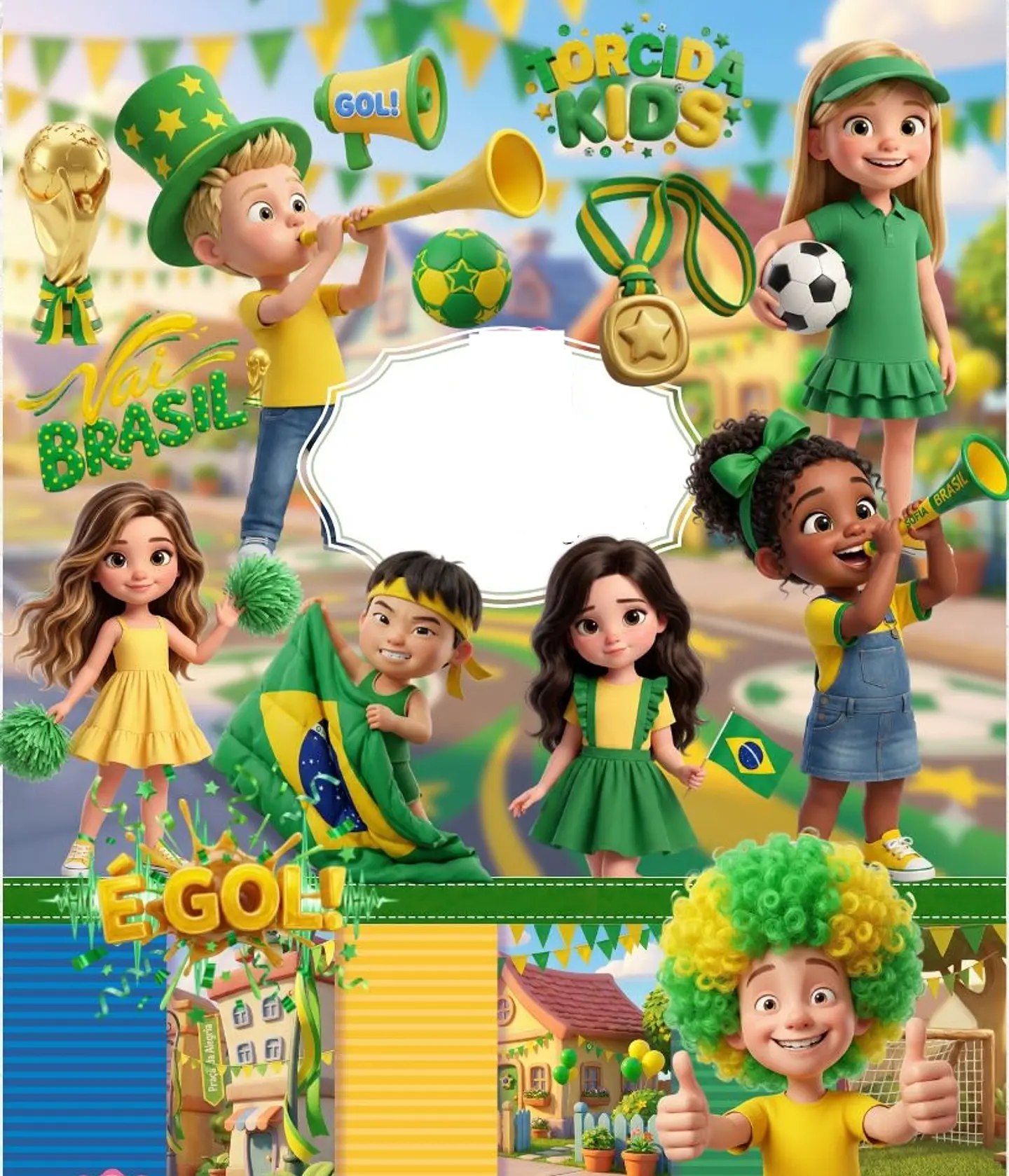 Kit Digital Copa do Mundo Brasil em Png  1