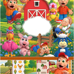 Kit Digital Cocorico em Png