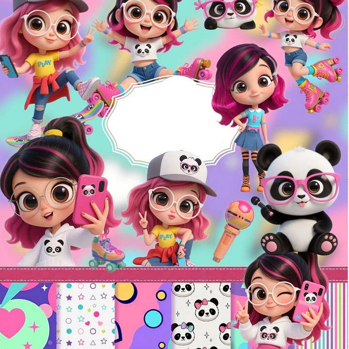 Kit Digital Luluca em Png 1