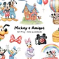 Kit Digital Mickey and Friends Aquarela em Png - Miniatura 1