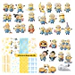 Kit Digital Minions Aquarela em Png - Thumbnail 2