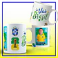 2 Artes para Caneca e Figurinha Copa do Mundo 2026 Brasil Arquivo Editável  - Miniatura 2
