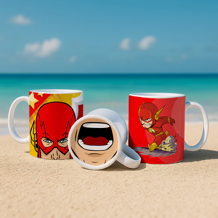 8 Artes para Caneca Bocão Super Herois Arquivo Editável 8