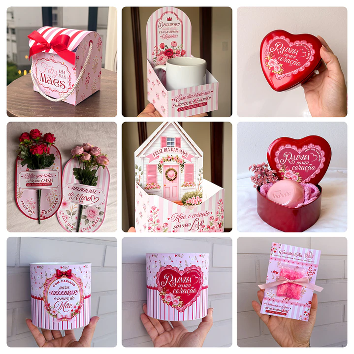 Arquivos de Corte Completo Mimos Dia das Mães Arquivo em Pdf 4